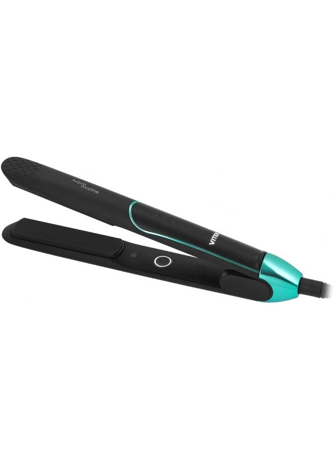 Vitek VT-2247 Professional Hair Straightener – Ceramic-Tourmaline Ion Technology – 230°C High-Heat Salon Styler – 50W Fast Heating Flat Iron with Anti-Static Plates - Image 1
